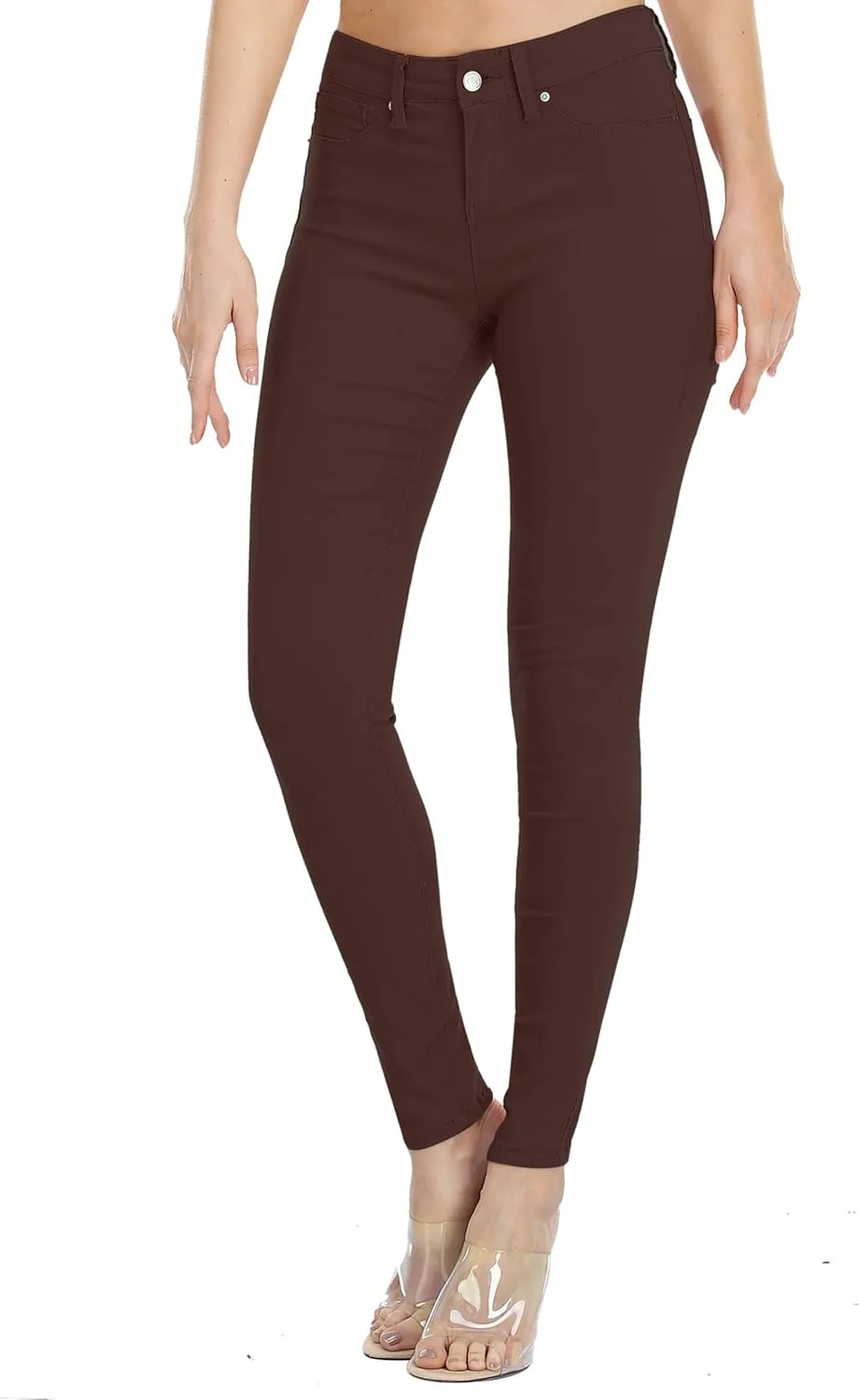 

WAYRUNZ женские джинсы-леггинсы Mid-Rise Skinny