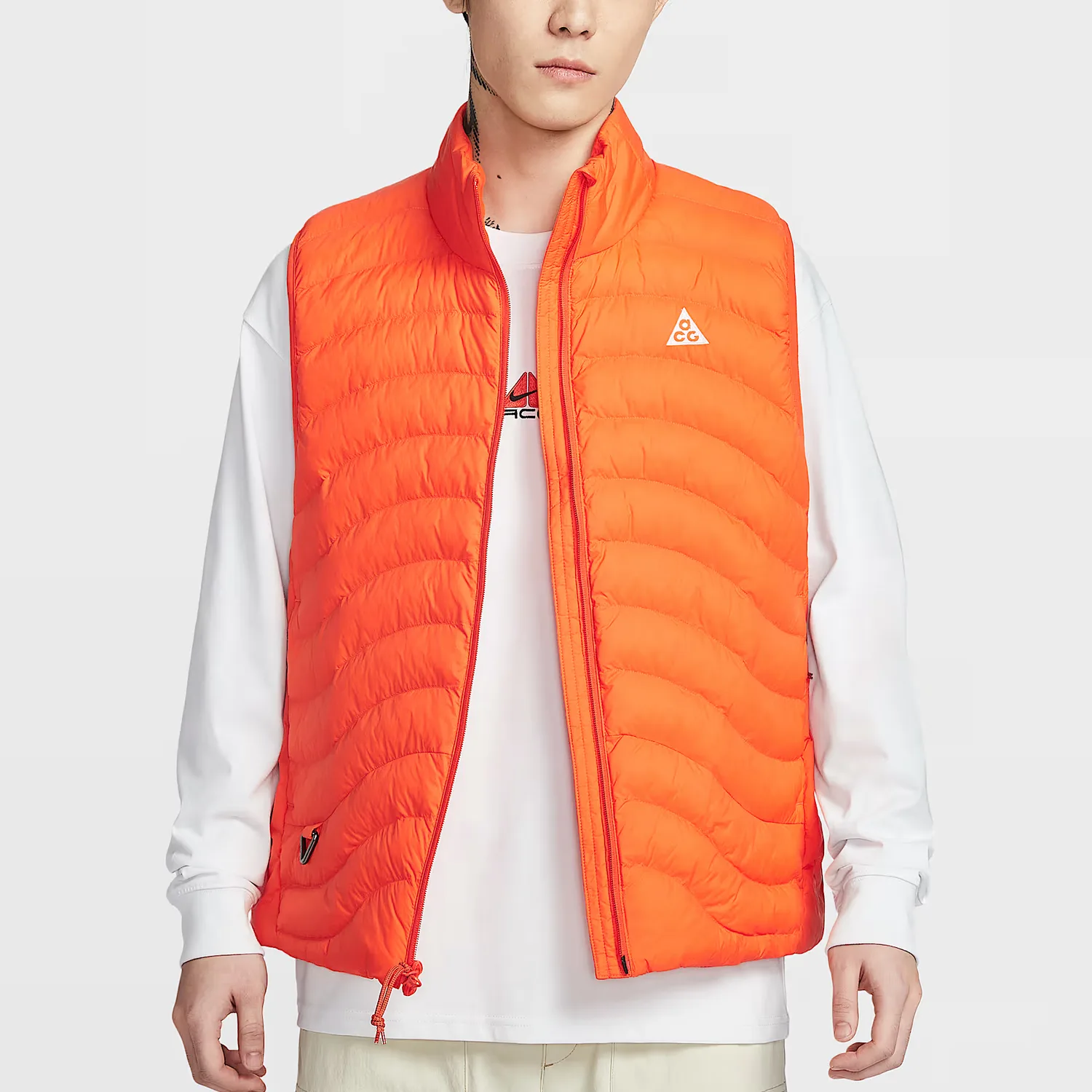 Термобелье Therma Fit Adv FW25 ACG Lava Flow, жилет мужской Nike, Safe Orange/Safe Orange/Safe Orange/Mountain White — фото 3