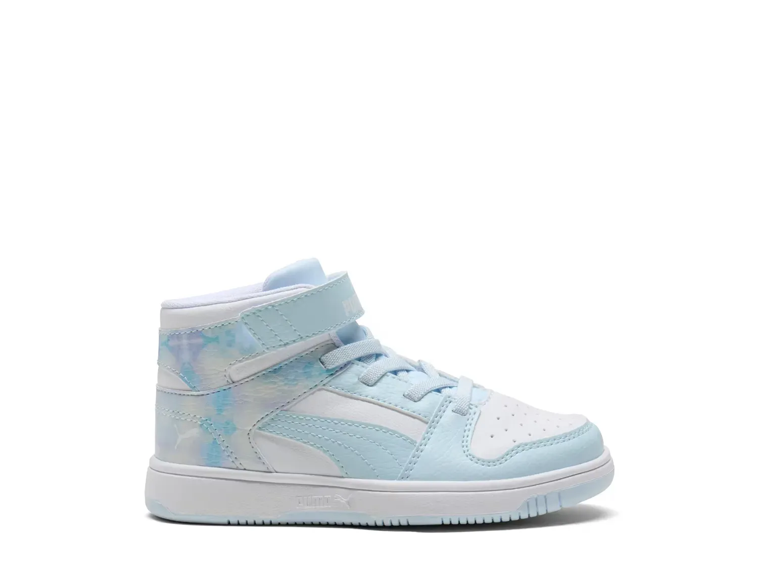 

Высокие кроссовки Rebound Layup - детские Puma, White/Light Blue/Lavender