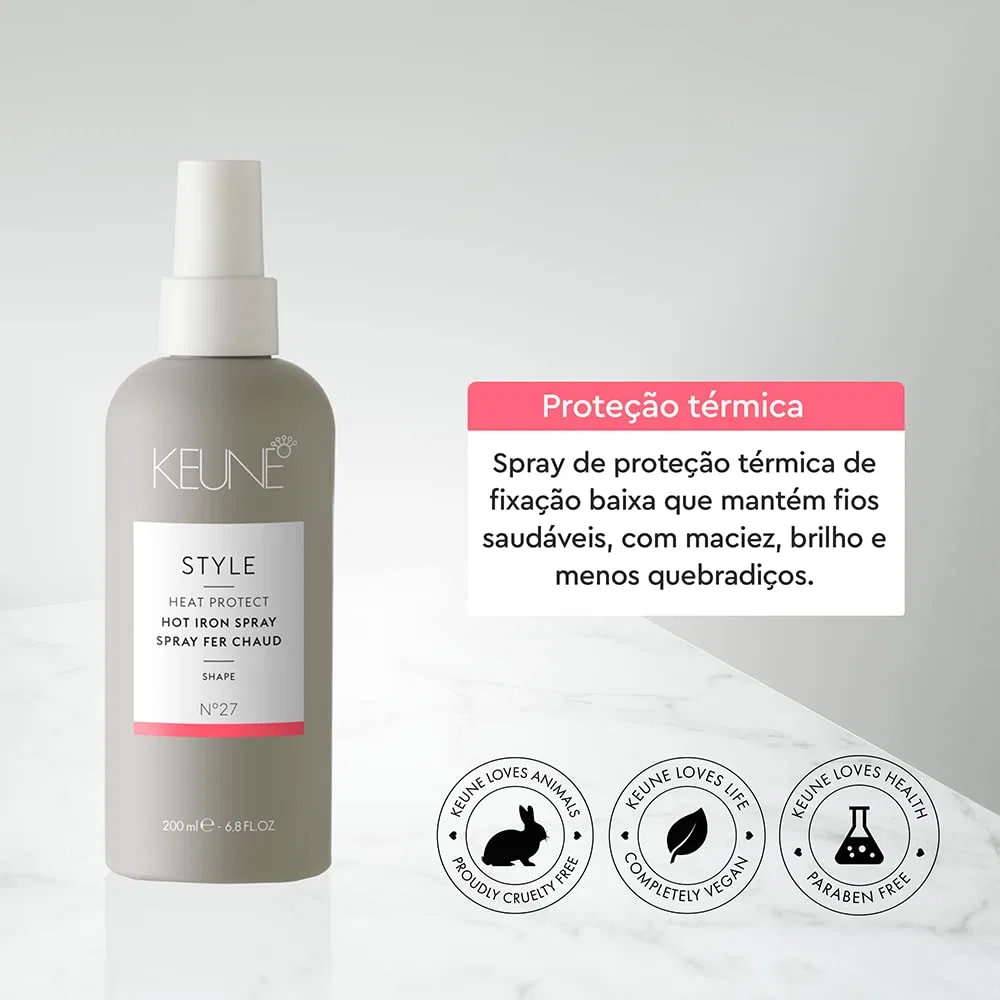 Термозащитный спрей для волос «Style Heat Protect Hot Iron Spray» от Keune Keune — фото 2