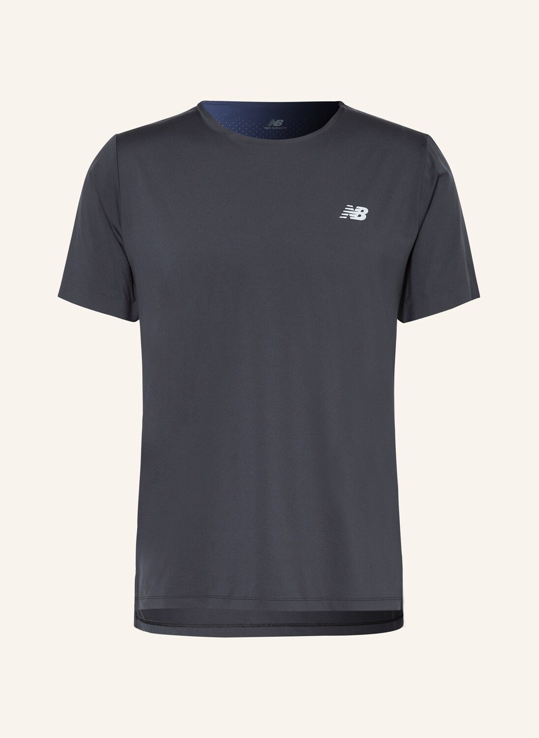 

Беговая рубашка new balance, цвет DUNKELGRAU/DUNKELBLAU