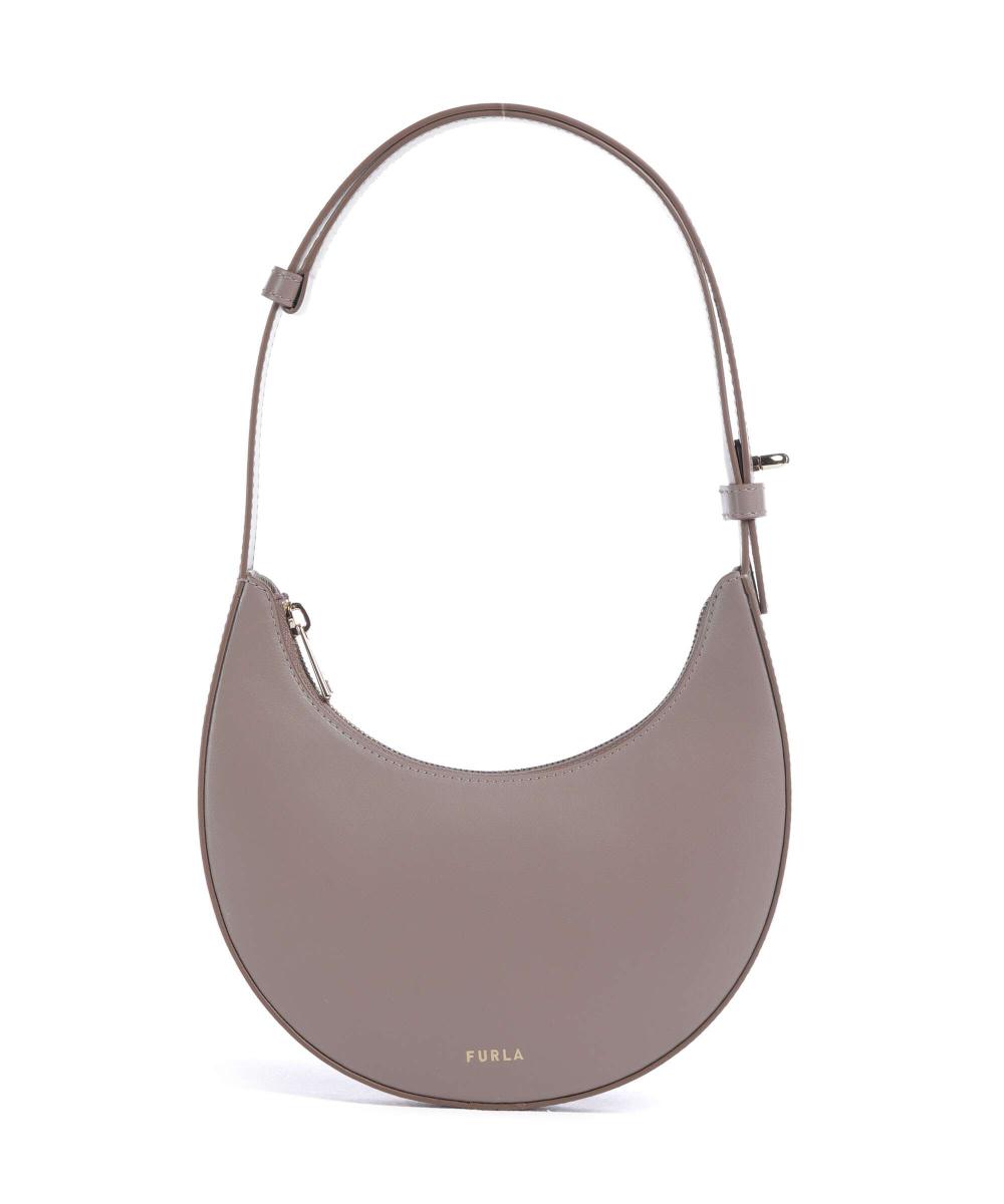 

Мини-Сумка через плечо Delizia из мелкозернистой кожи Furla, коричневый