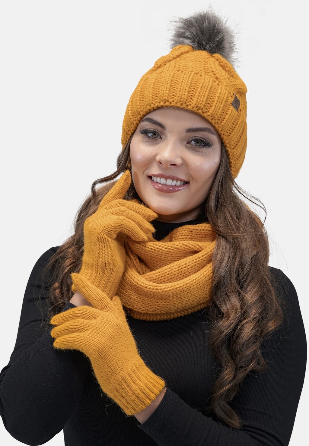 

Перчатки Vivisence, цвет honey