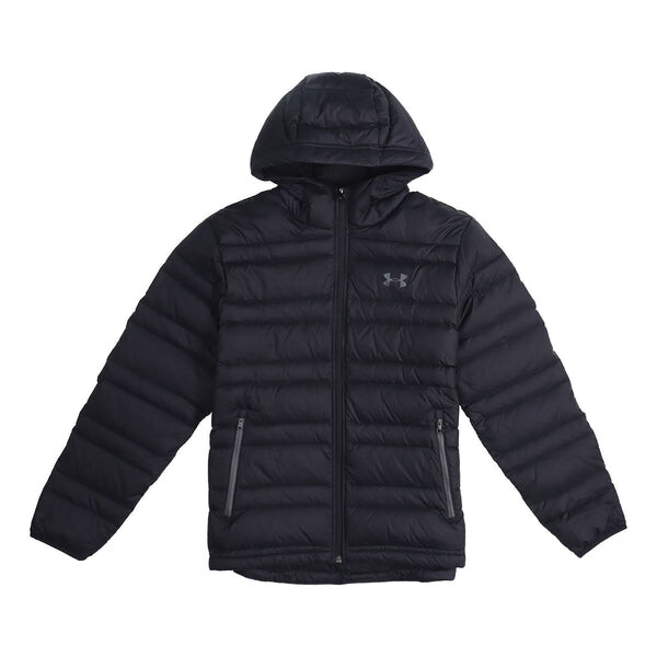 

Куртка down hooded winter jacket 'black' Under Armour, черный