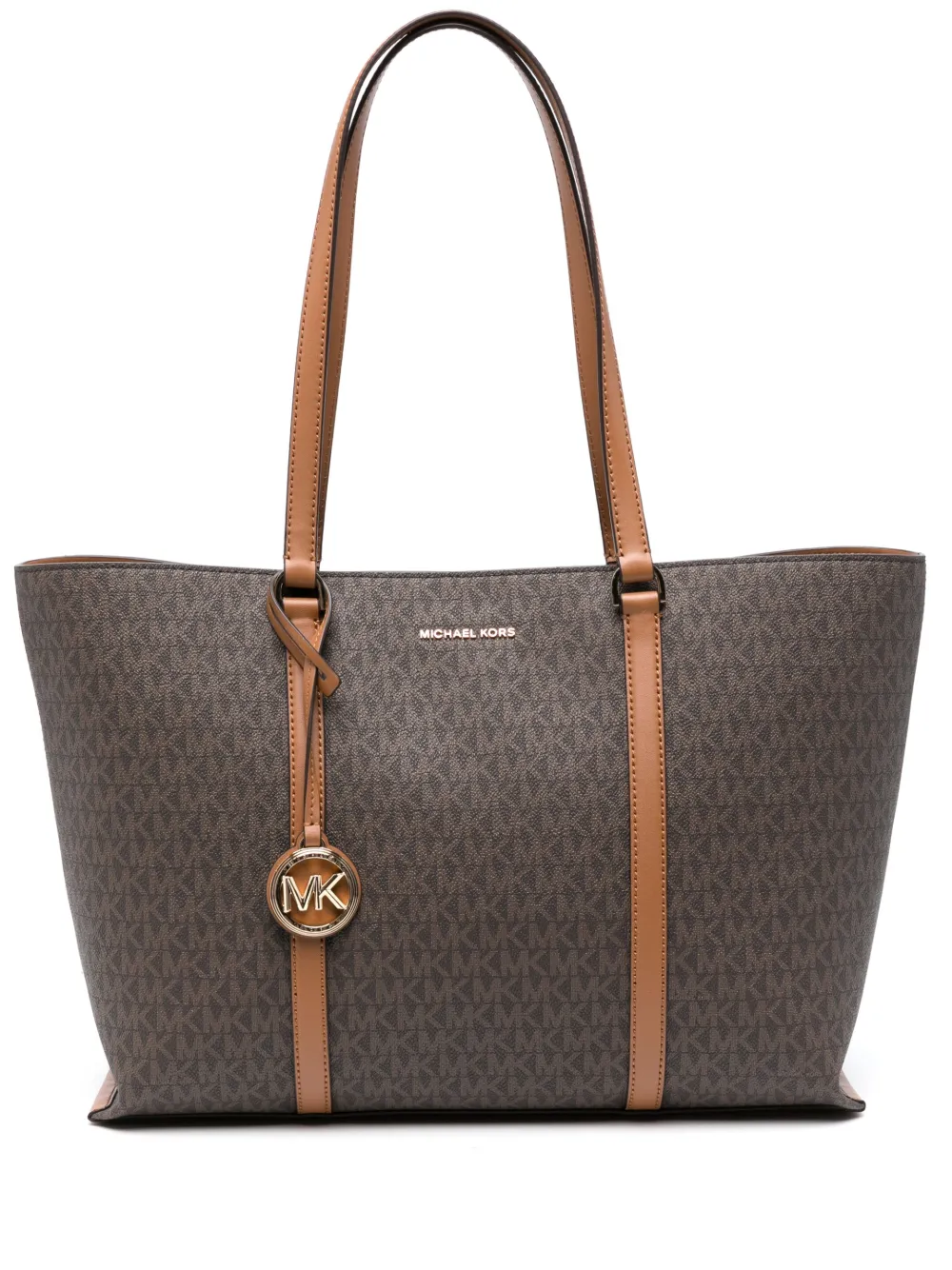 

Сумка-тоут с логотипом Michael Michael Kors, коричневый
