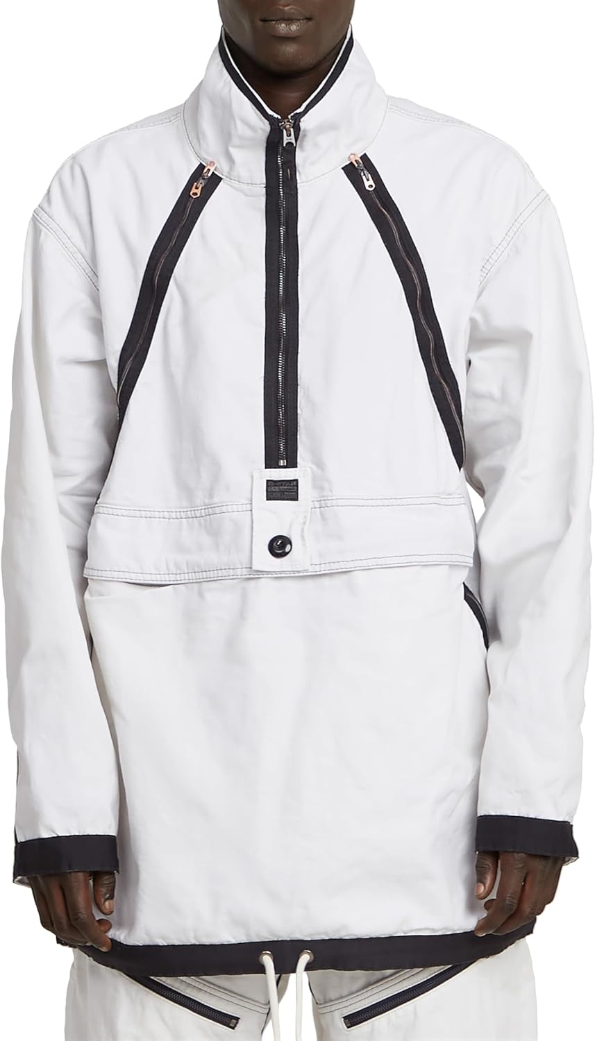 

G-STAR Men's Anorak Parachute, Brown (Faded Chalkstone Gd D26189-D491-H115), Коричневый, G-STAR Men's Anorak Parachute, Brown (Faded Chalkstone Gd D26189-D491-H115)