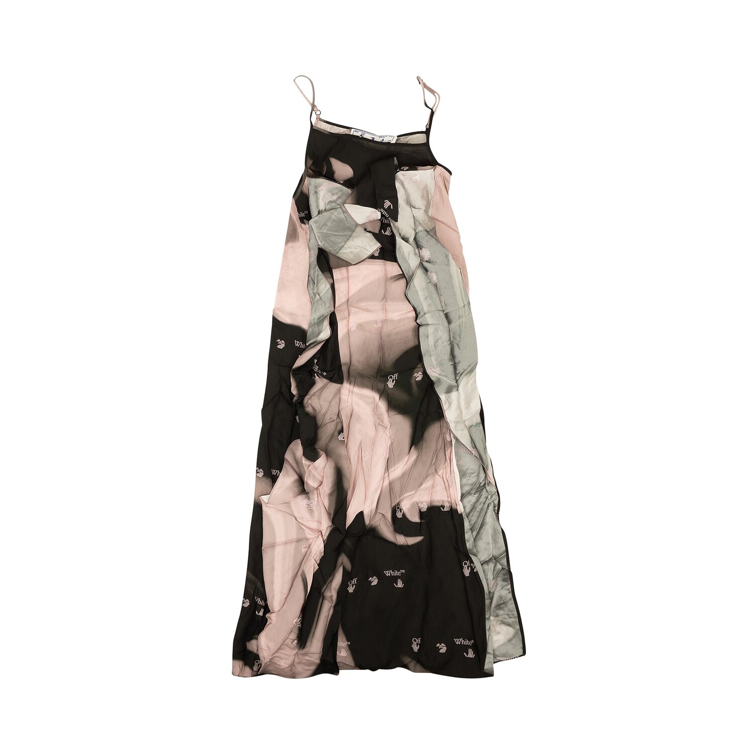 

Платье Off-White Liquid Melt, телесный