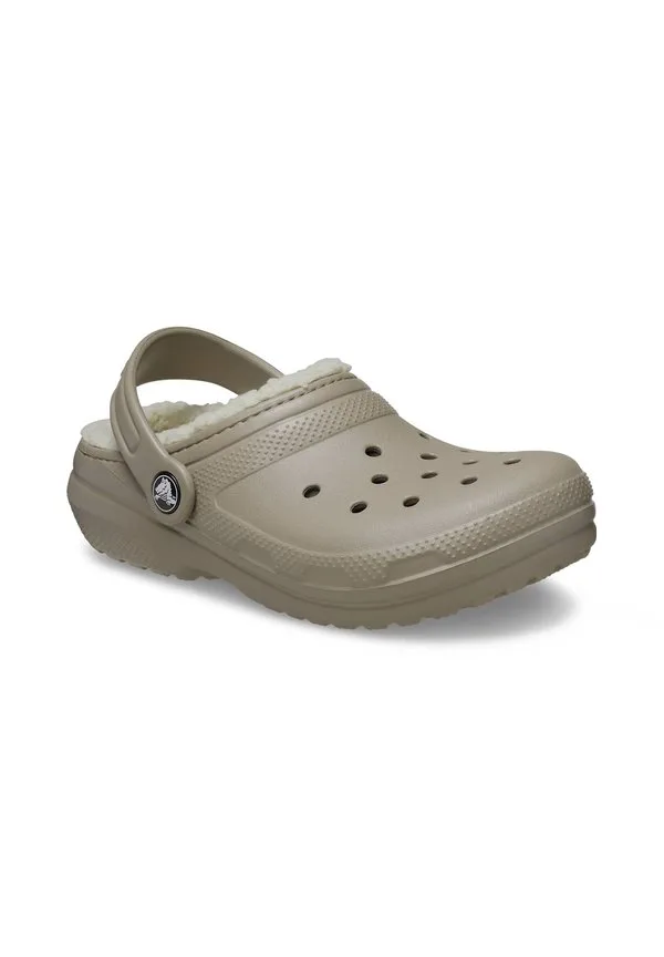 Детские классические тапочки-сабо на подкладке Crocs, Mushroom Bone — фото 2