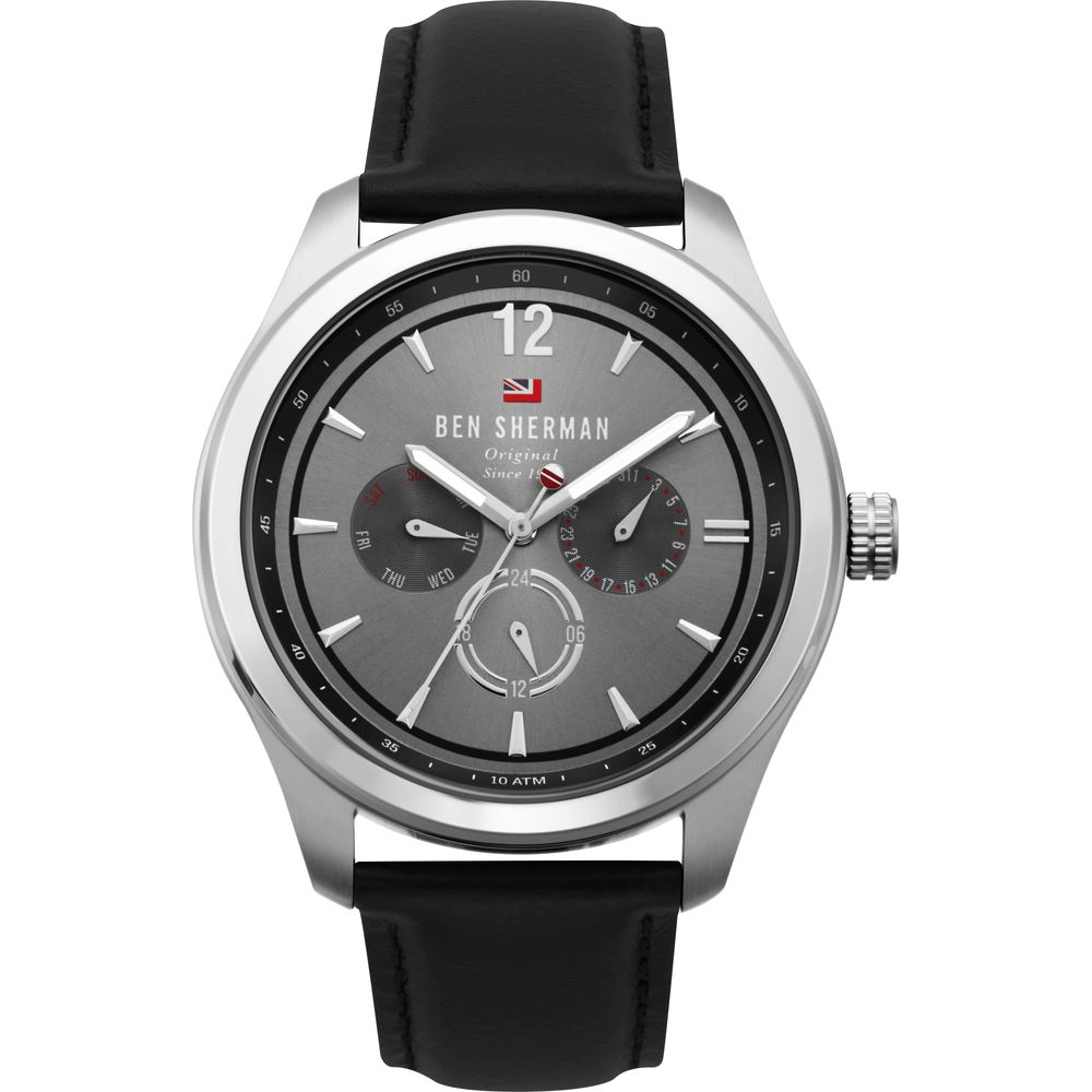 

Черные кожаные часы Ben Sherman