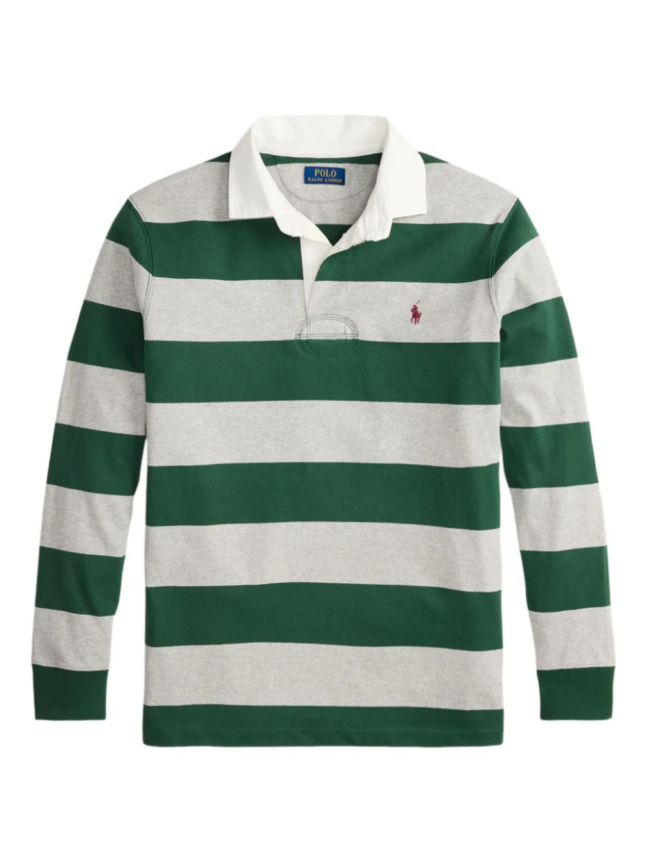 

Polo Ralph Lauren полосатая рубашка поло с длинными рукавами, зеленый