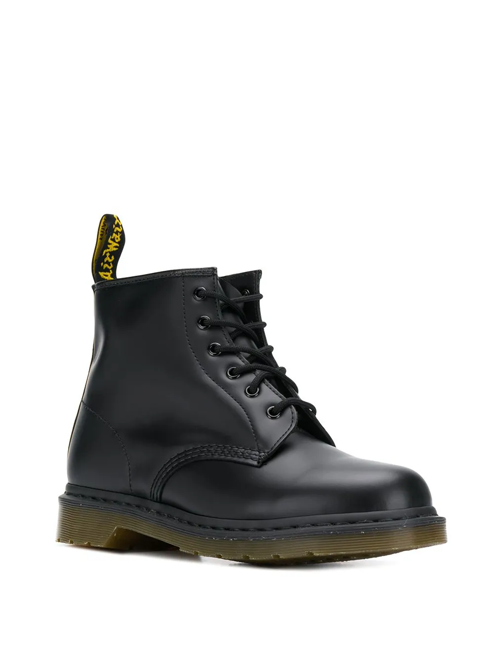 Мужские ботинки Dr. Martens из гладкой кожи на шнуровке, черный — фото 2