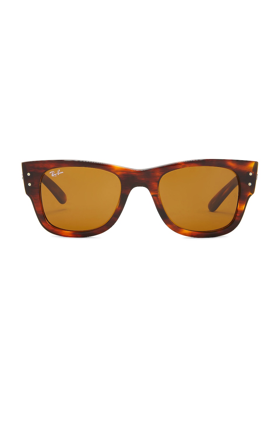 

Солнцезащитные очки mega wayfarer Ray-Ban, коричневый