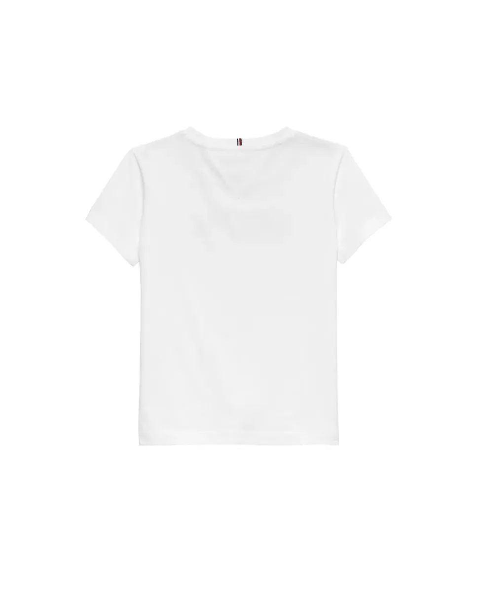 Детская футболка с рельефным логотипом Tommy Hilfiger, белый — фото 2