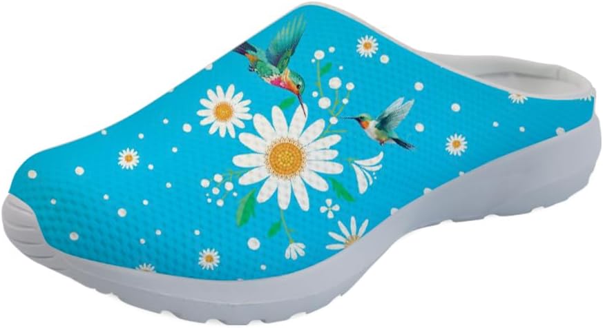 

Разноцветные садовые сабо Forchrinse с грибным рисунком для женщин и мужчин, легкие водные тапочки, домашние сандалии для кормления, с поддержкой свода стопы