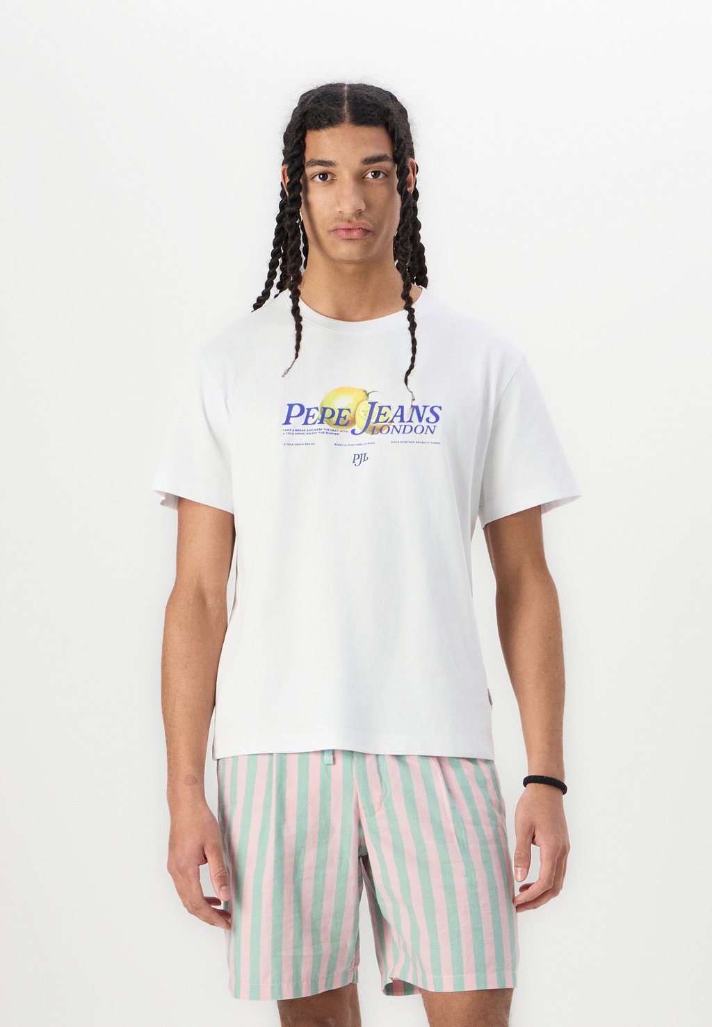 

Футболка с принтом TIN TEE Pepe Jeans, белый