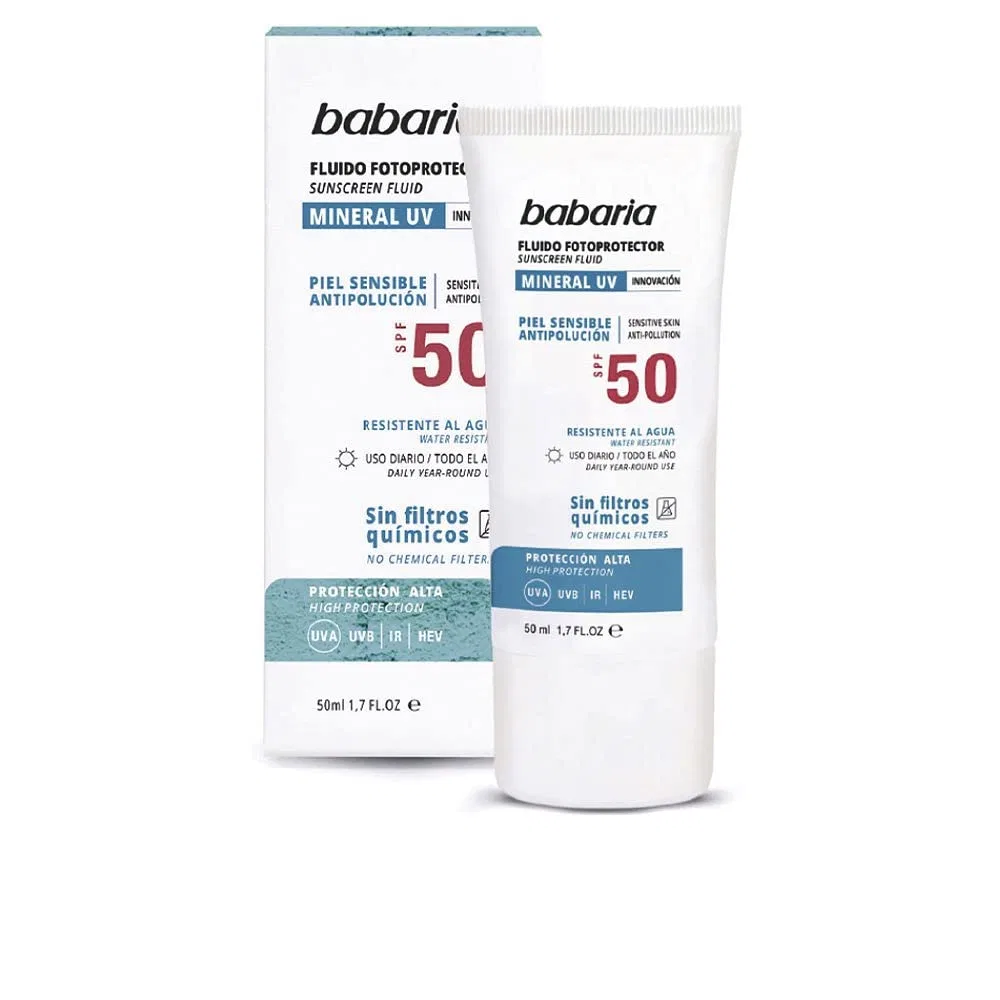 Крем для лица SPF BABARIA Минеральный фотопротектор для лица Fluido Facial Mineral ‎