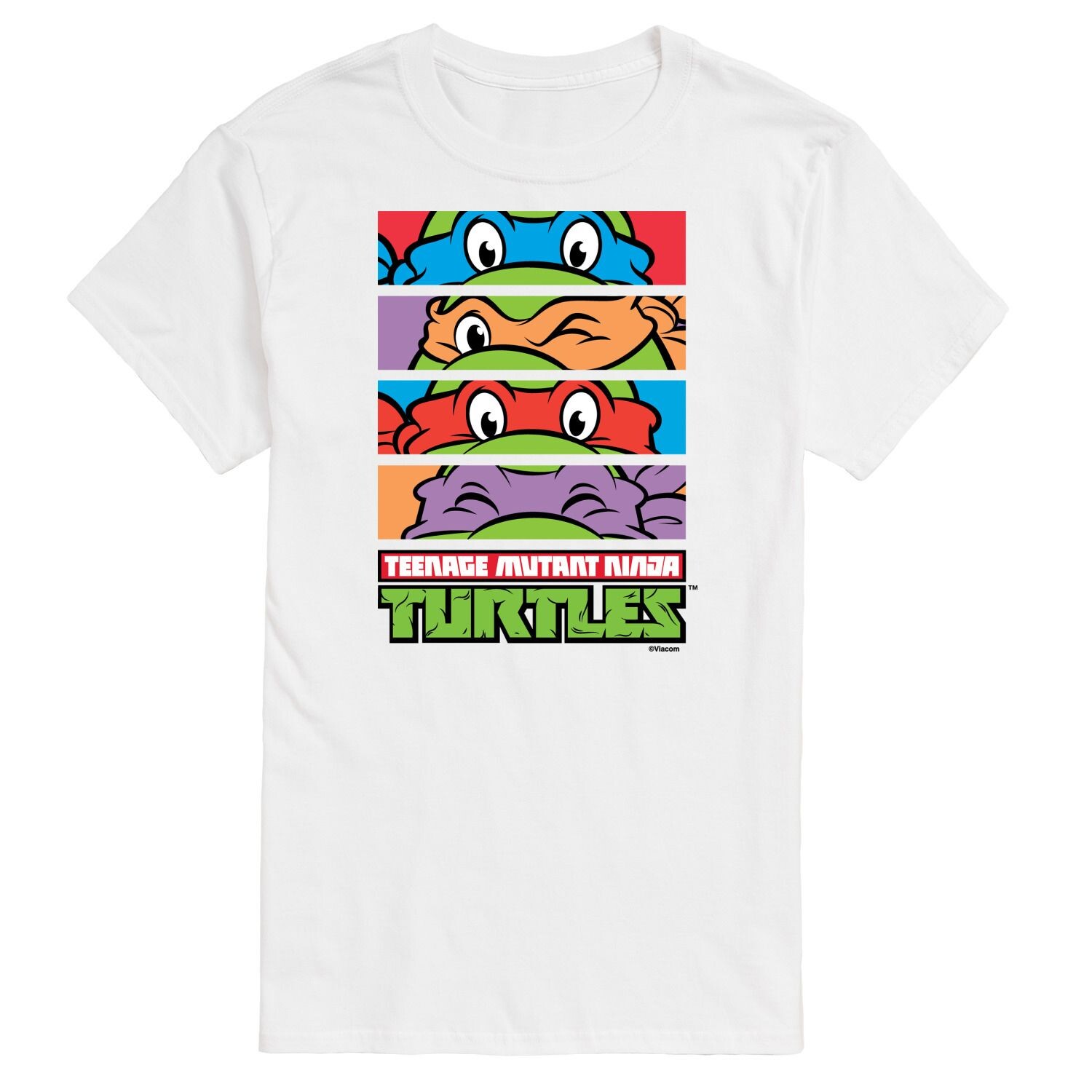 

Футболка Big & Tall с рисунком TMNT License, белый