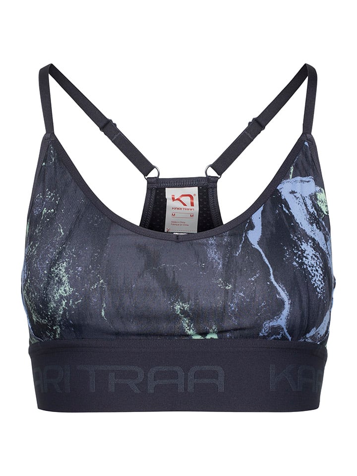 

Спортивный бюстгальтер "Var" темно-синего цвета KARI TRAA