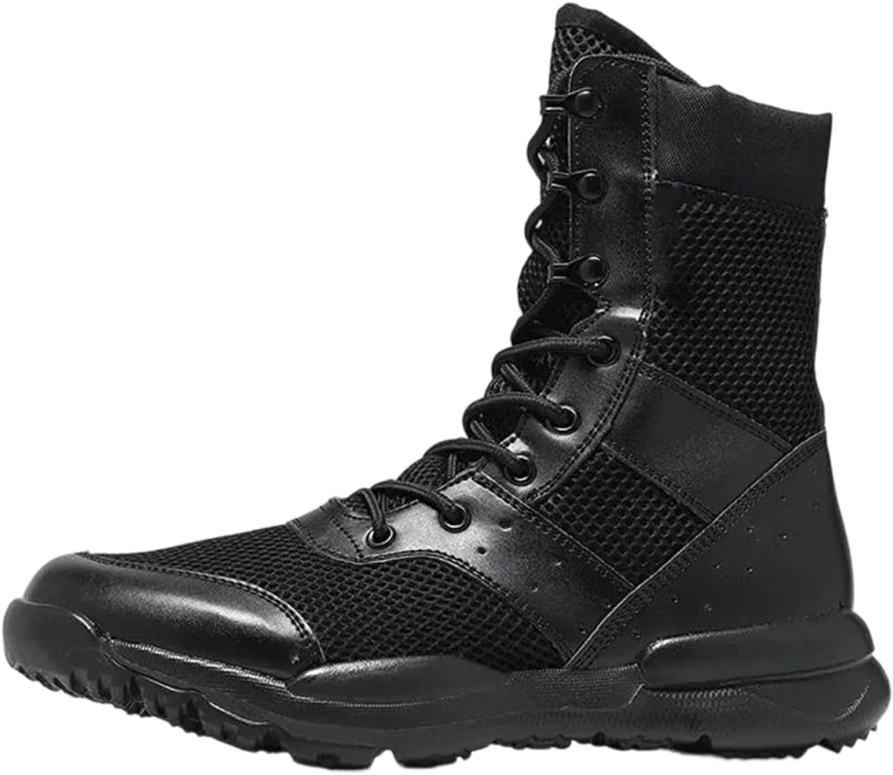 

Мужские легкие походные ботинки Alloaone для пустыни, дышащие тактические кроссовки для скалолазания, удобные для работы, черный