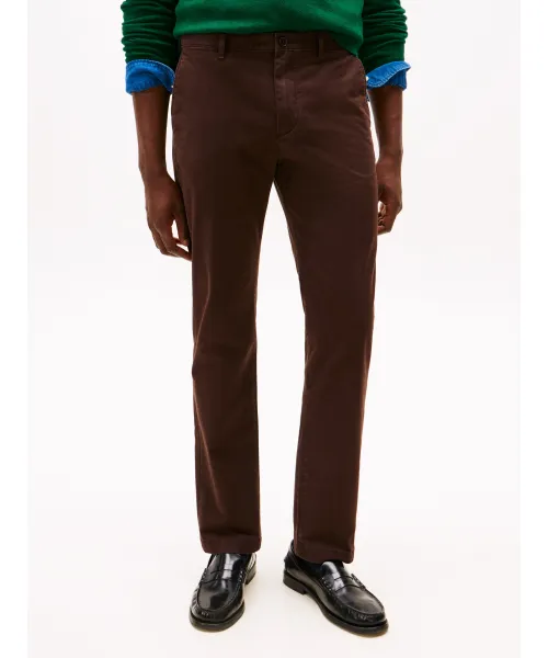 

Брюки чинос Denton Straight fit Tommy Hilfiger, коричневый
