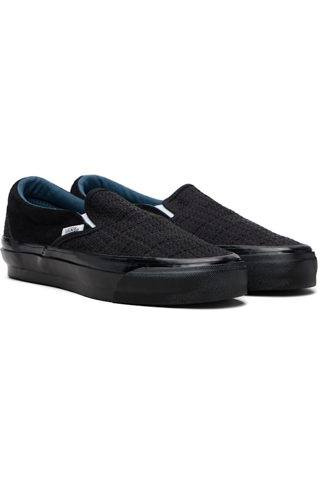 Классические слипоны премиум-класса Vans, черный — фото 4