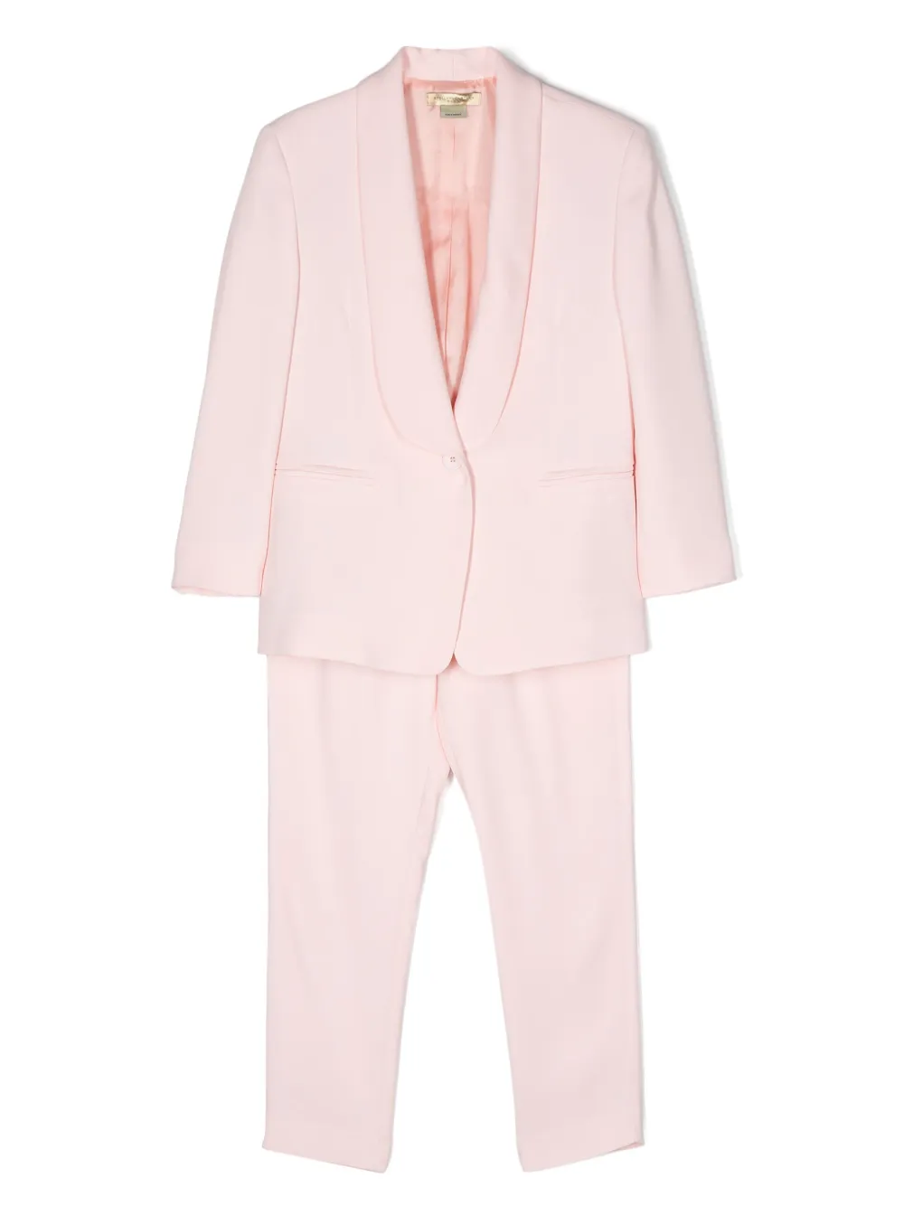 

Костюм с однобортным пиджаком Stella McCartney Kids, розовый