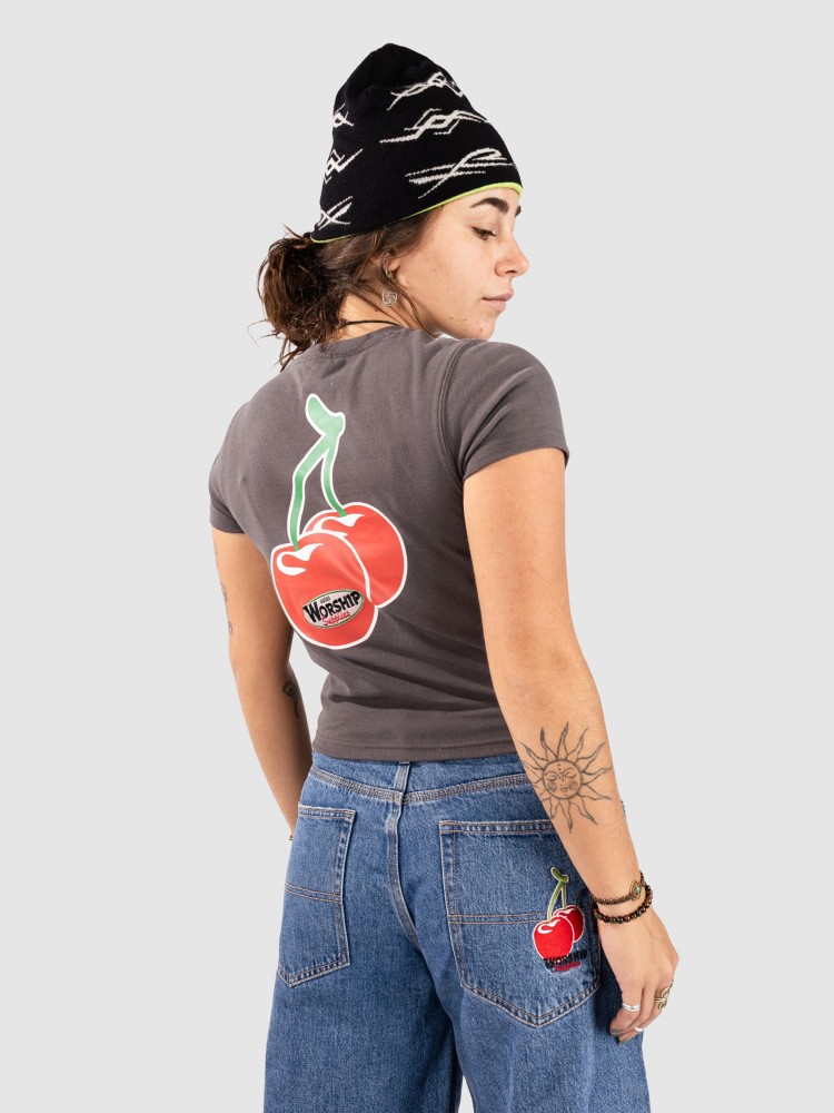 

Футболка Worship Supplies Glazed And Confused Slim Fit T-Shirt, worn black, Черный, Футболка Worship Supplies Glazed And Confused Slim Fit T-Shirt, worn black