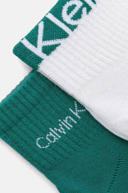 Носки 2 шт Calvin Klein, зеленый — фото 2