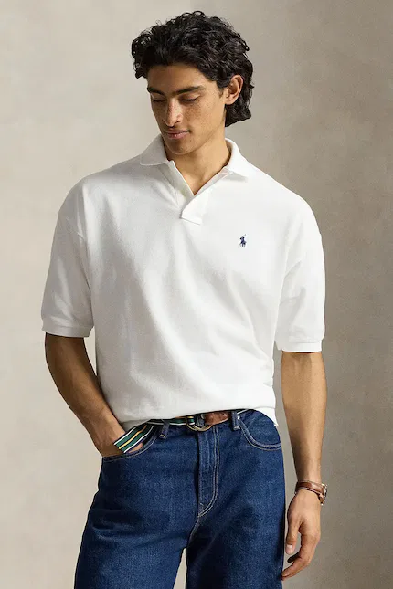 Футболка поло из хлопка Polo Ralph Lauren, белый