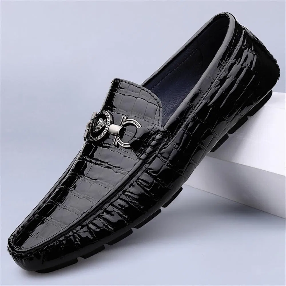 Лоферы Leather Classic Mens, Black HBNCFTI — фото 2