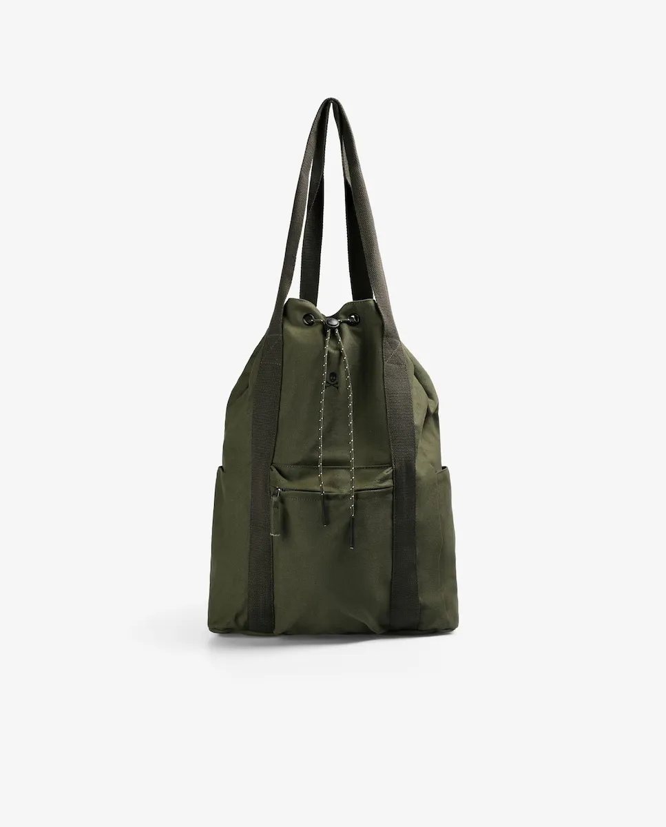 

Мужская хлопковая сумка-тоут с длинными ручками для ношения на плече Scalpers, хаки