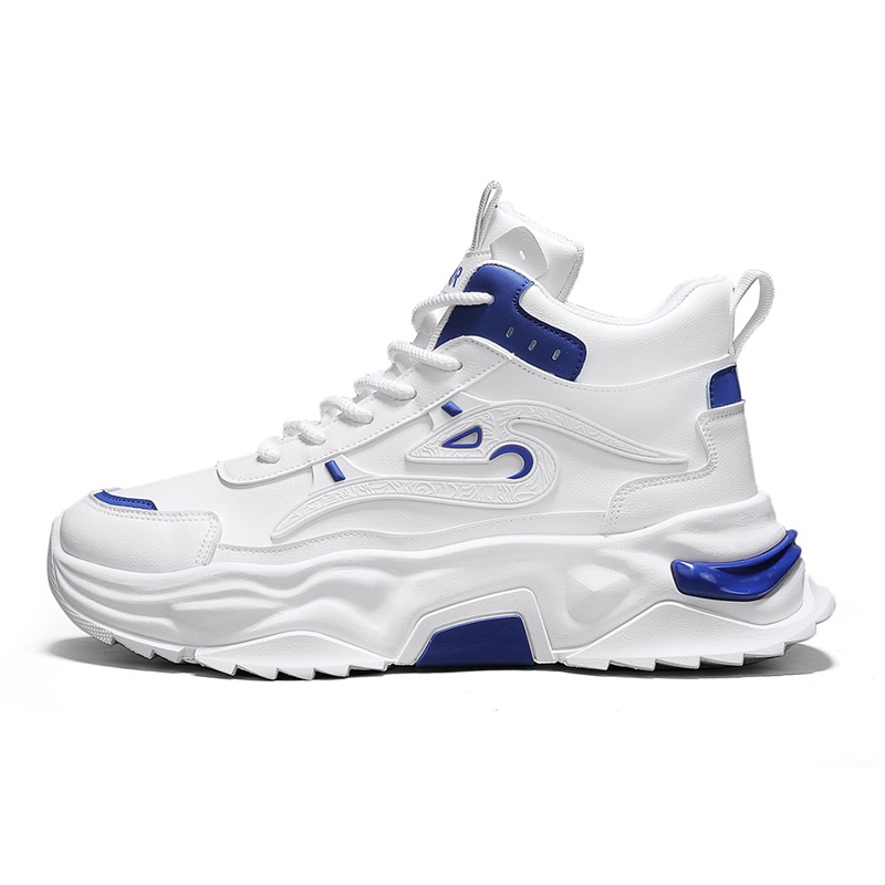 

Высокие повседневные туфли для мужчин M.M Party, White Blue