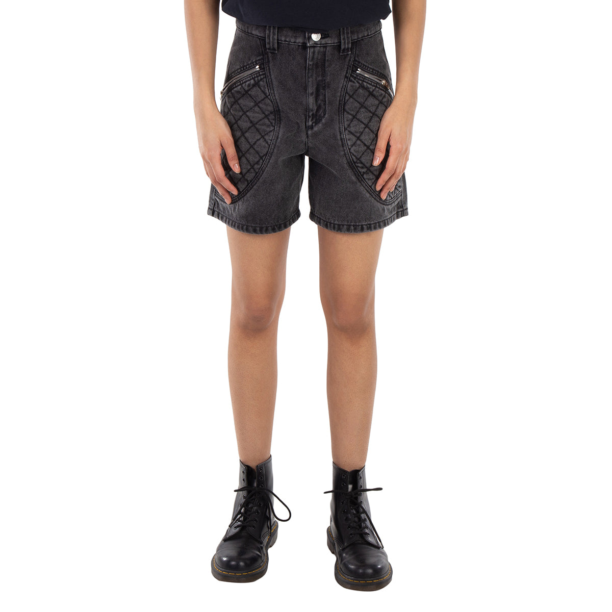 

Isabel Marant Женские темно-серые джинсовые шорты Candice, темно-серый