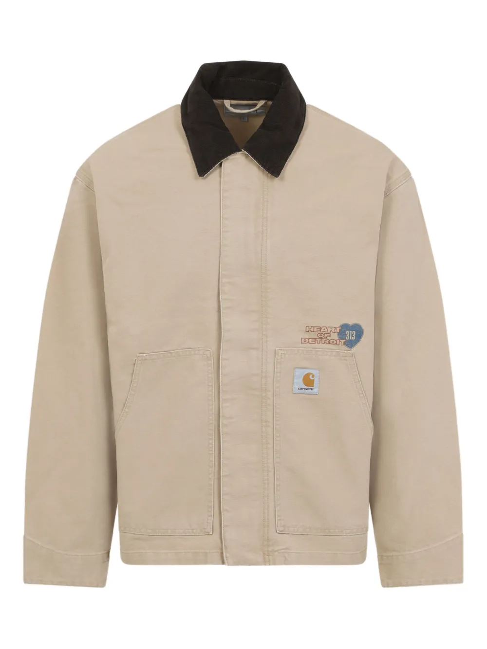 

Детройтская хлопковая куртка CARHARTT WIP, коричневый