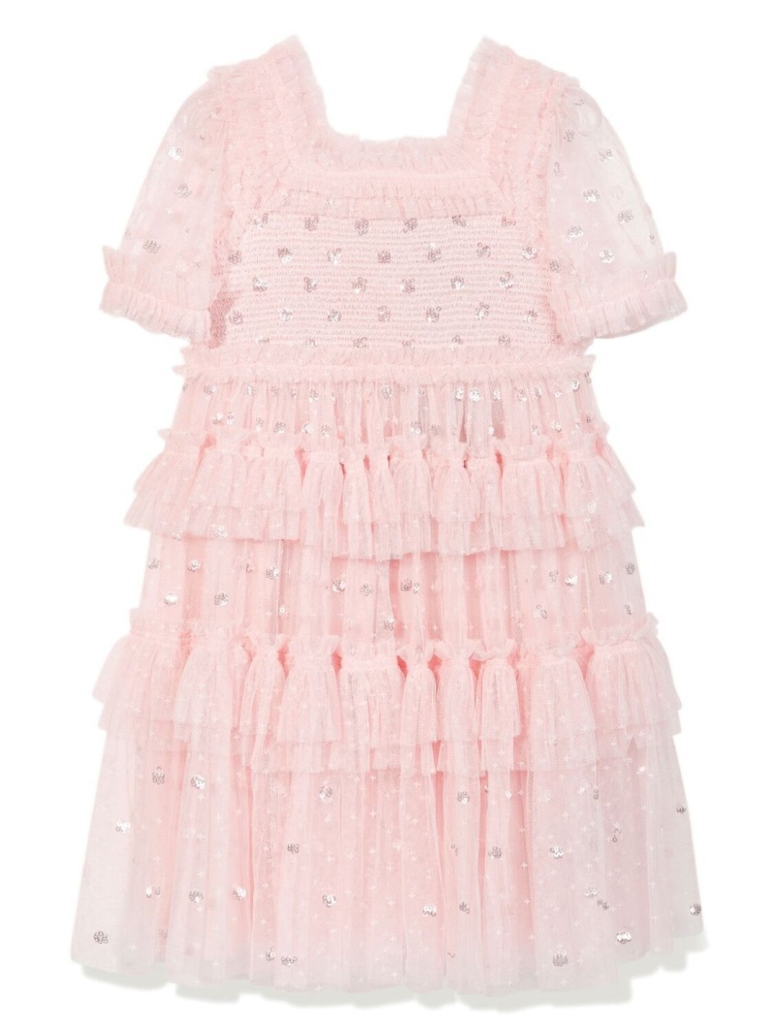 

Платье с пайетками от NEEDLE & THREAD KIDS, розовый