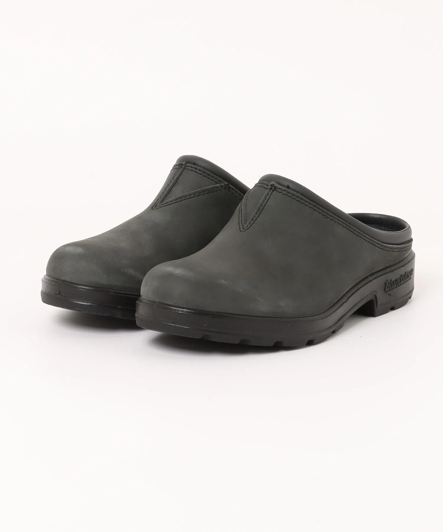 Мужские кожаные сабо Blundstone ORIGINALS CLOG водонепроницаемые чёрные