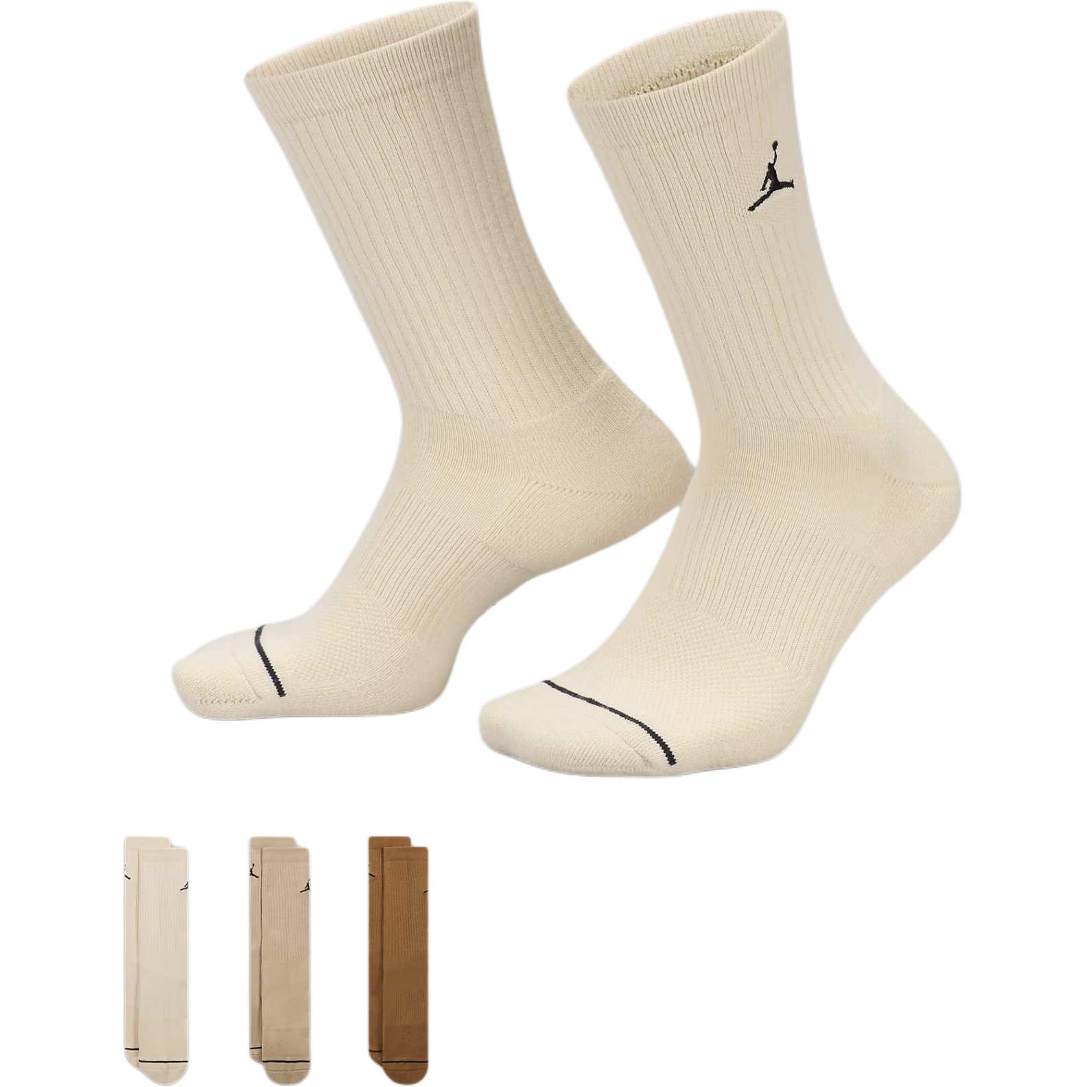 Носки до середины икры Унисекс 3 пары Nike, 3 пары (Песочный+Хаки+Кофе) — фото 4
