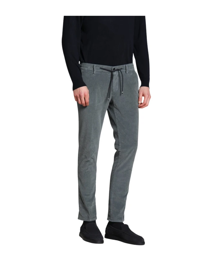 

Узкие вельветовые брюки-чинос, темно-зеленые Mason'S, зеленый