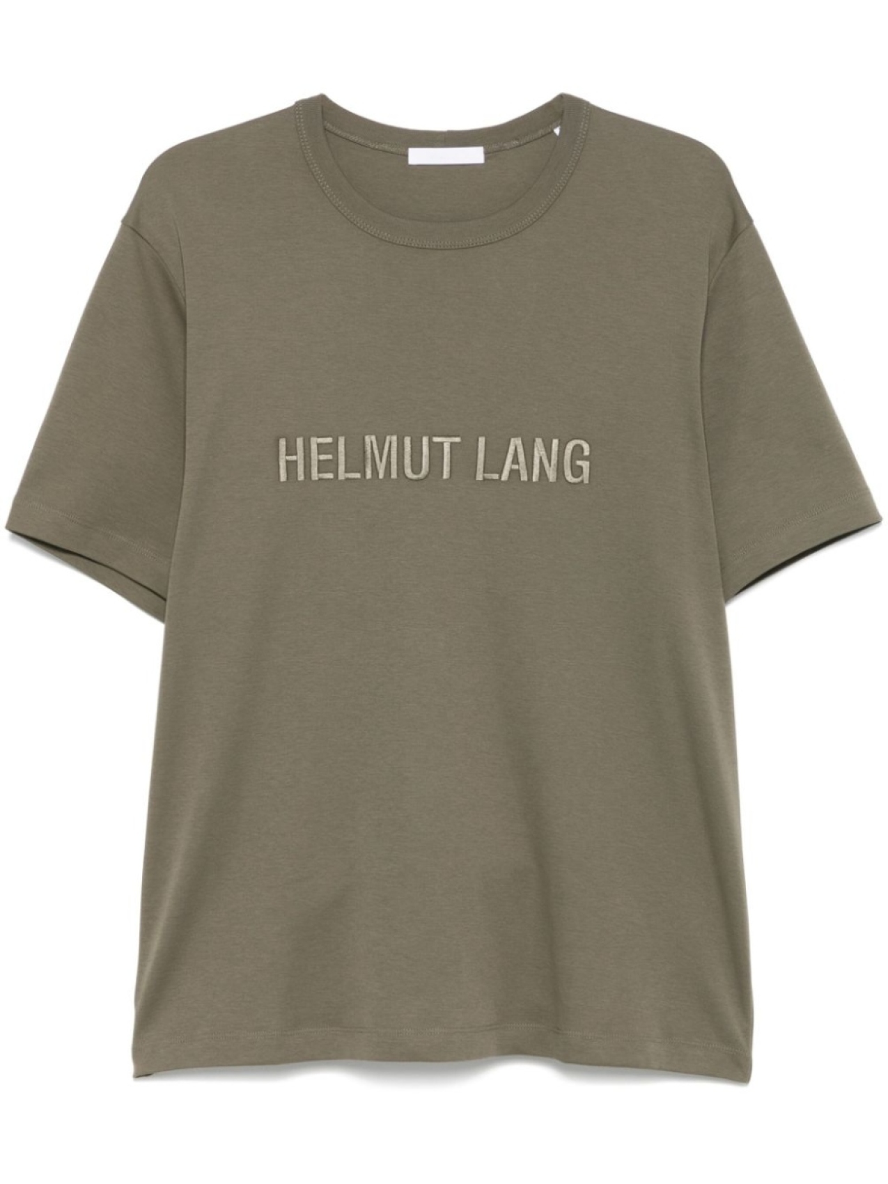 

Футболка с вышитым логотипом Helmut Lang, зеленый