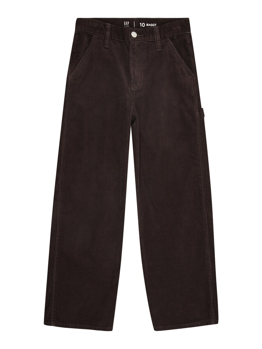 

Тканевые брюки GAP Loose fit Pants, темно-коричневый