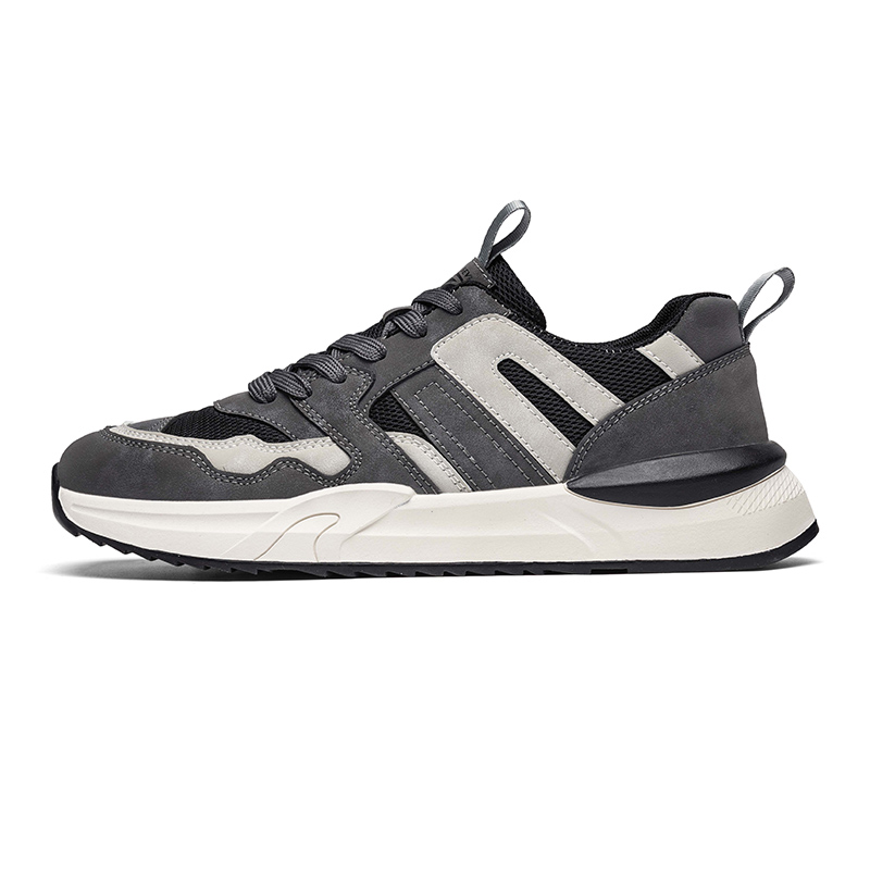 

Легкие низкие повседневные туфли для мужчин CALIFBULL, Gray Black