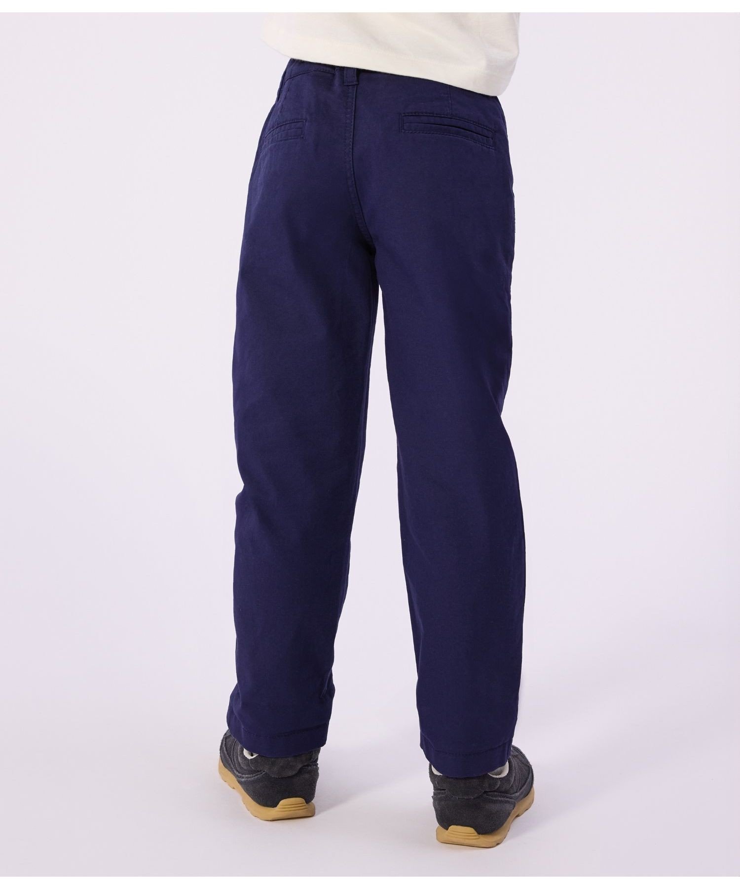 Брюки из саржи PETIT BATEAU, Blue — фото 3
