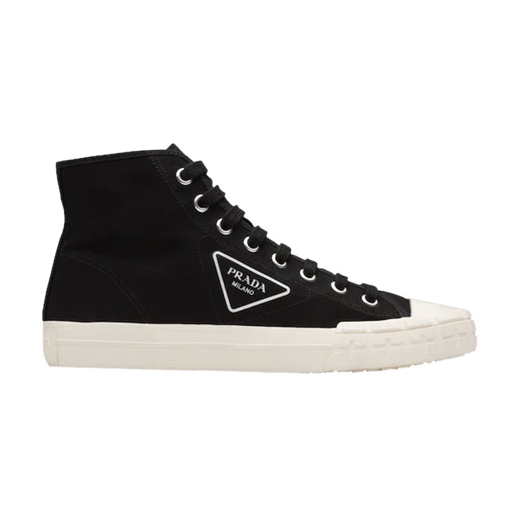 

Кроссовки Prada Wheel Vulc High 'Black Ivory', черный