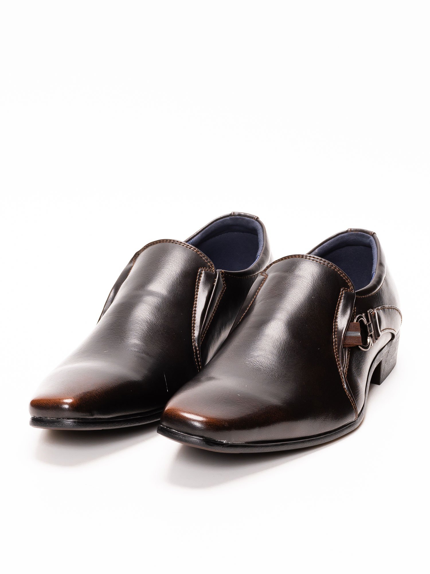 Деловые туфли MM/ONE с боковым ремешком, Dark Brown