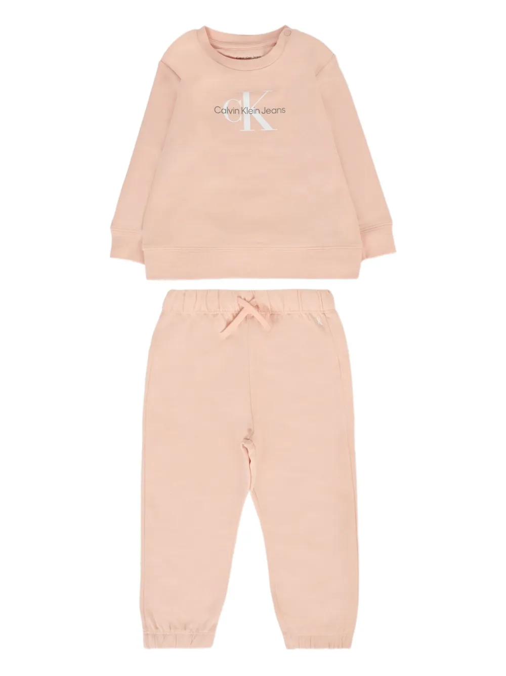 

Спортивный костюм с логотипом Calvin Klein Kids, розовый