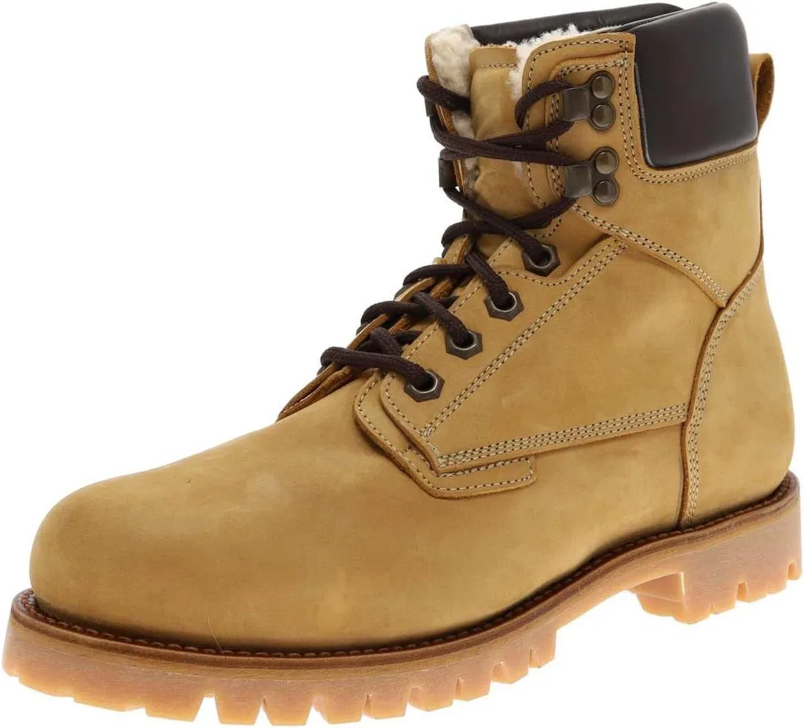 FB Fashion Boots Унисекс Ботинки Mountain Peak на шнуровке, зимние ботинки, меховые ботинки, бежевые