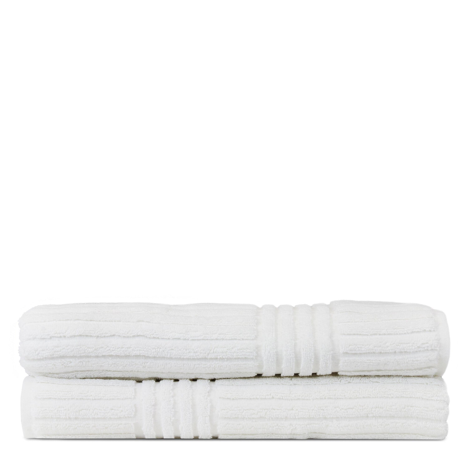

Полотенце с ребристым узором Bare Cotton, белый