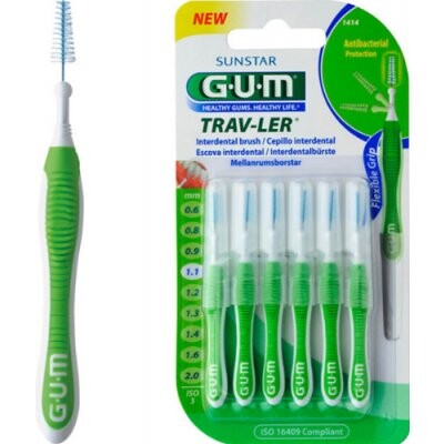 

Трав-Лер, Межзубные щетки 1,1 мм Sunstar Gum