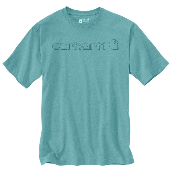 

Футболка с логотипом Core, s/s Carhartt, голубой