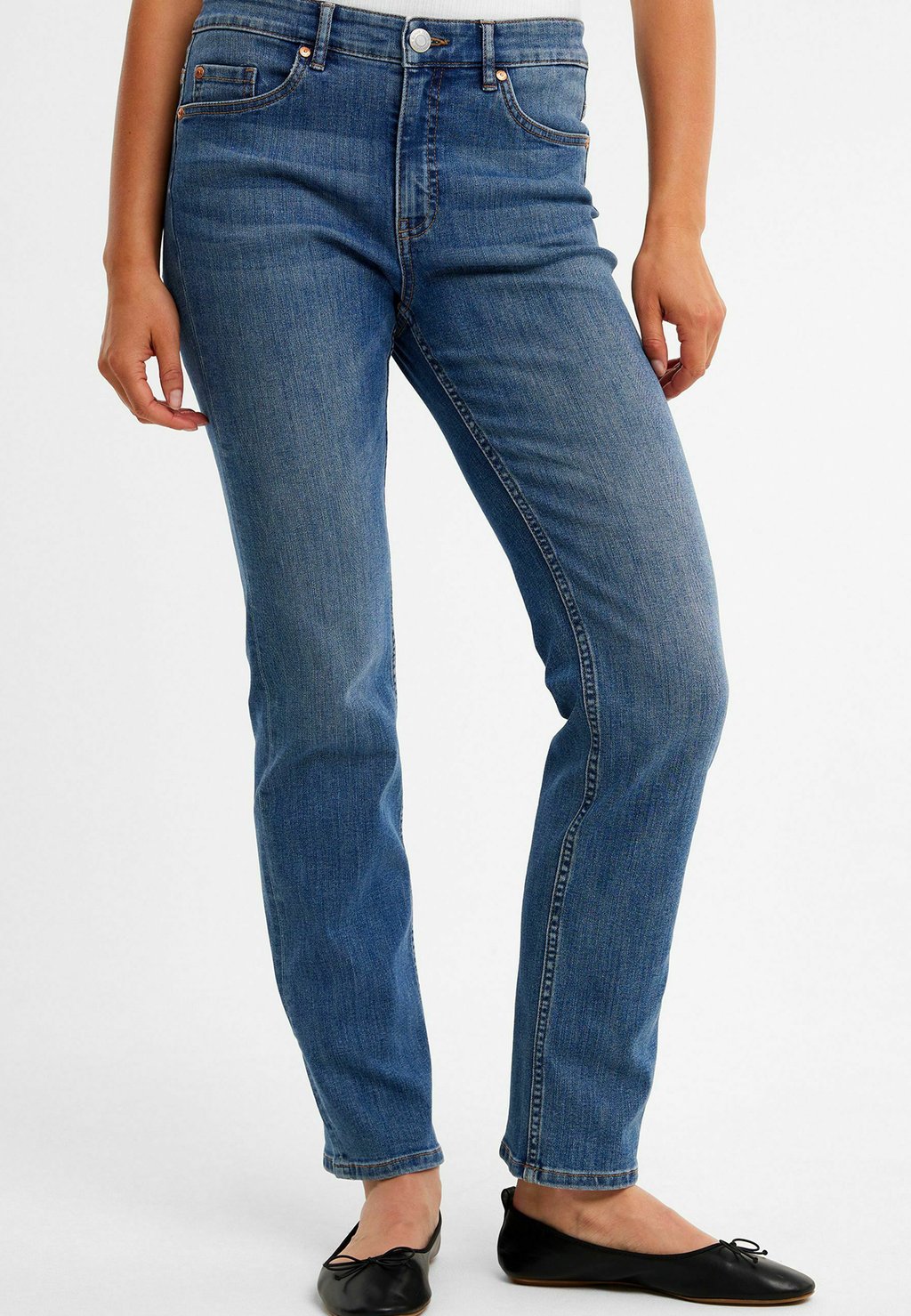 

Джинсы облегающего кроя CROPPED Kappahl, цвет Blue Denim